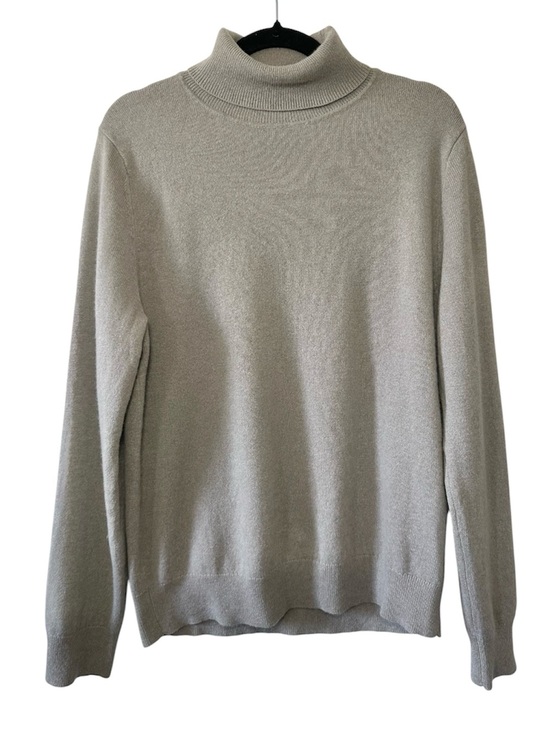 Quince Other - Quince Men’s Morel Gray 100% Mongolian Cashmere Turtleneck Sweater- Medium